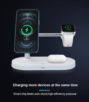 5-in-1 MagSafe Wireless & Wired Charging Station for Apple products